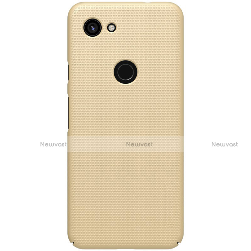 Hard Rigid Plastic Matte Finish Case Back Cover M02 for Google Pixel 3a XL Gold