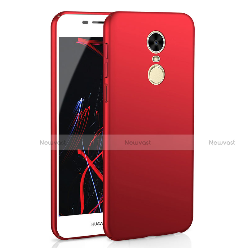 Hard Rigid Plastic Matte Finish Case Back Cover M02 for Huawei Enjoy 6 Red