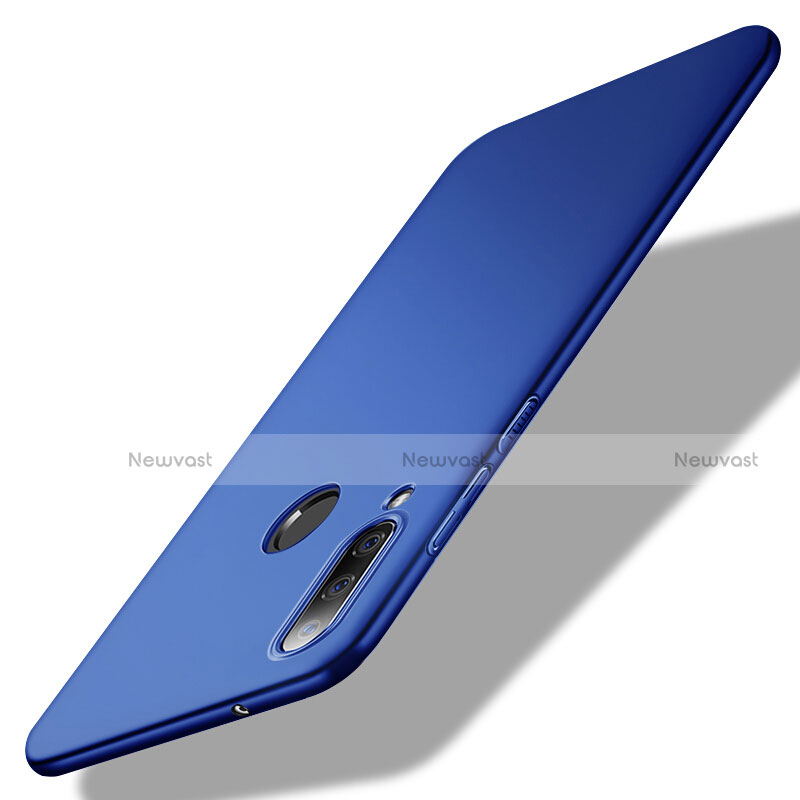 Hard Rigid Plastic Matte Finish Case Back Cover M02 for Huawei Honor 20i Blue