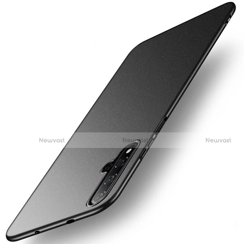 Hard Rigid Plastic Matte Finish Case Back Cover M02 for Huawei Honor 20S Black