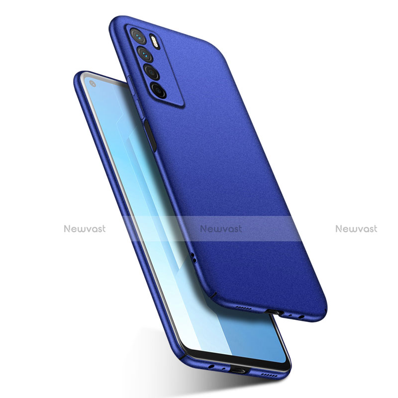 Hard Rigid Plastic Matte Finish Case Back Cover M02 for Huawei Honor Play4 5G Blue