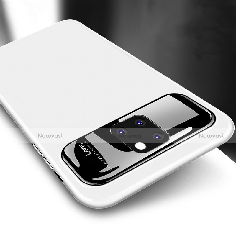 Hard Rigid Plastic Matte Finish Case Back Cover M02 for Huawei Mate 20 Pro White