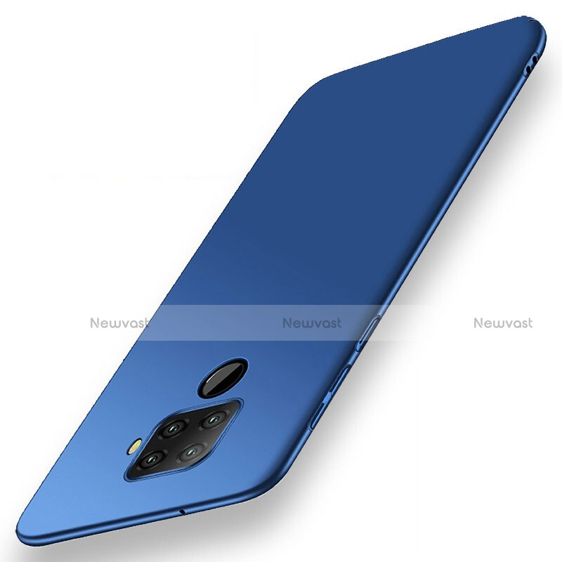Hard Rigid Plastic Matte Finish Case Back Cover M02 for Huawei Nova 5z Blue