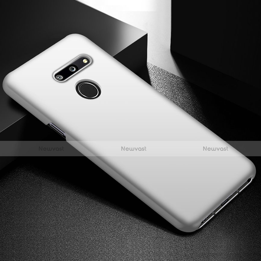 Hard Rigid Plastic Matte Finish Case Back Cover M02 for LG G8 ThinQ White