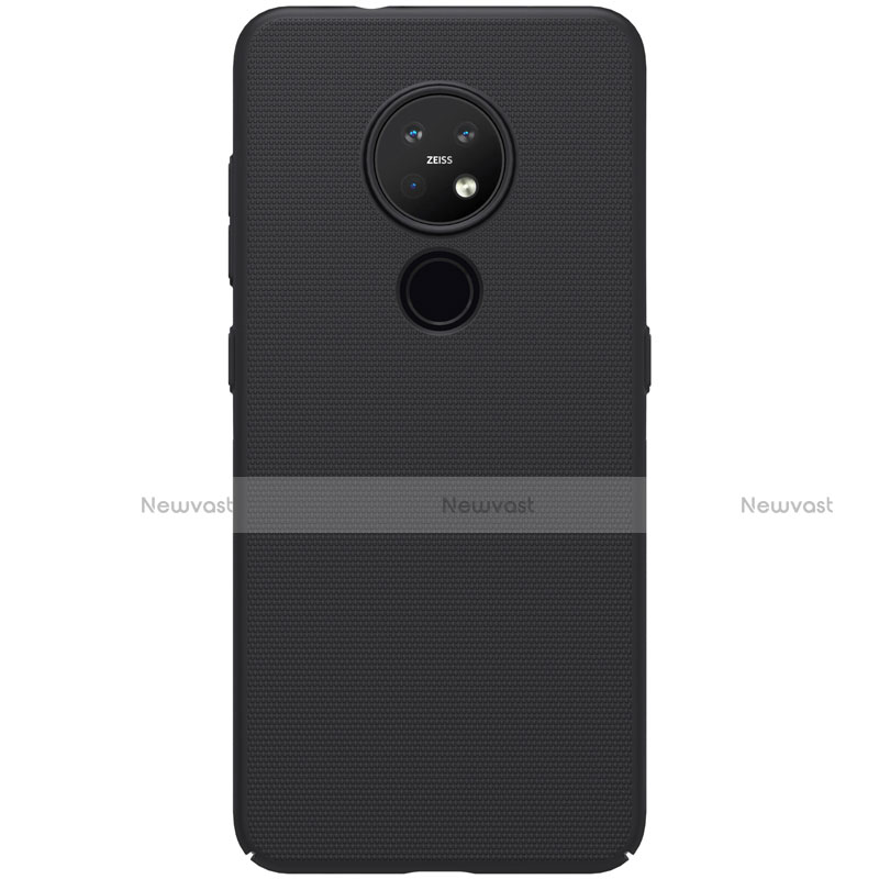 Hard Rigid Plastic Matte Finish Case Back Cover M02 for Nokia 6.2 Black