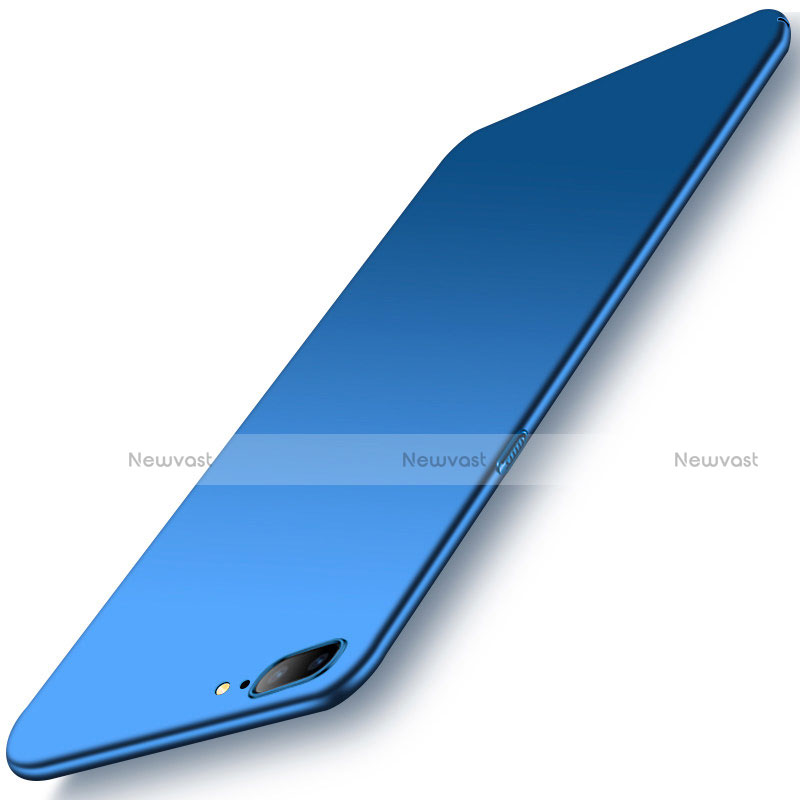 Hard Rigid Plastic Matte Finish Case Back Cover M02 for OnePlus 5 Blue