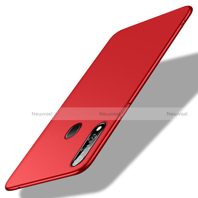 Hard Rigid Plastic Matte Finish Case Back Cover M02 for Oppo A31 Red