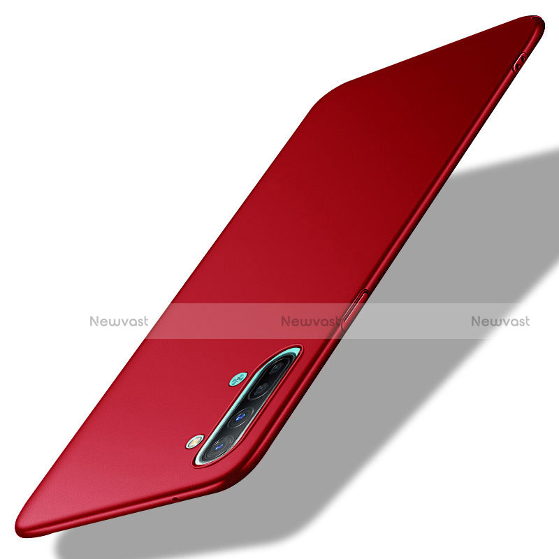 Hard Rigid Plastic Matte Finish Case Back Cover M02 for Oppo Find X2 Lite Red