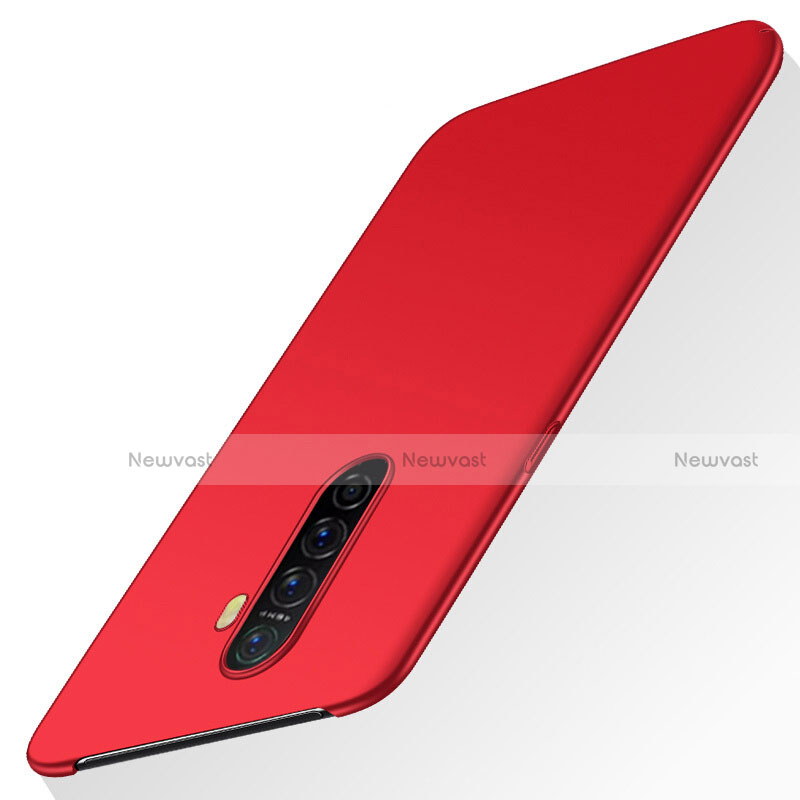 Hard Rigid Plastic Matte Finish Case Back Cover M02 for Realme X2 Pro Red