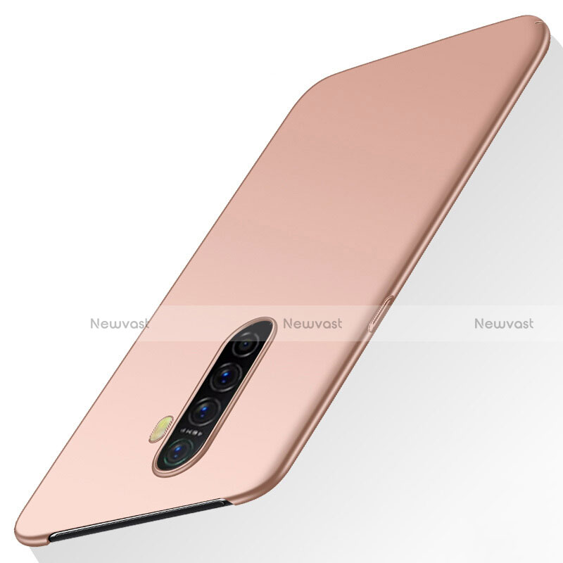 Hard Rigid Plastic Matte Finish Case Back Cover M02 for Realme X2 Pro Rose Gold