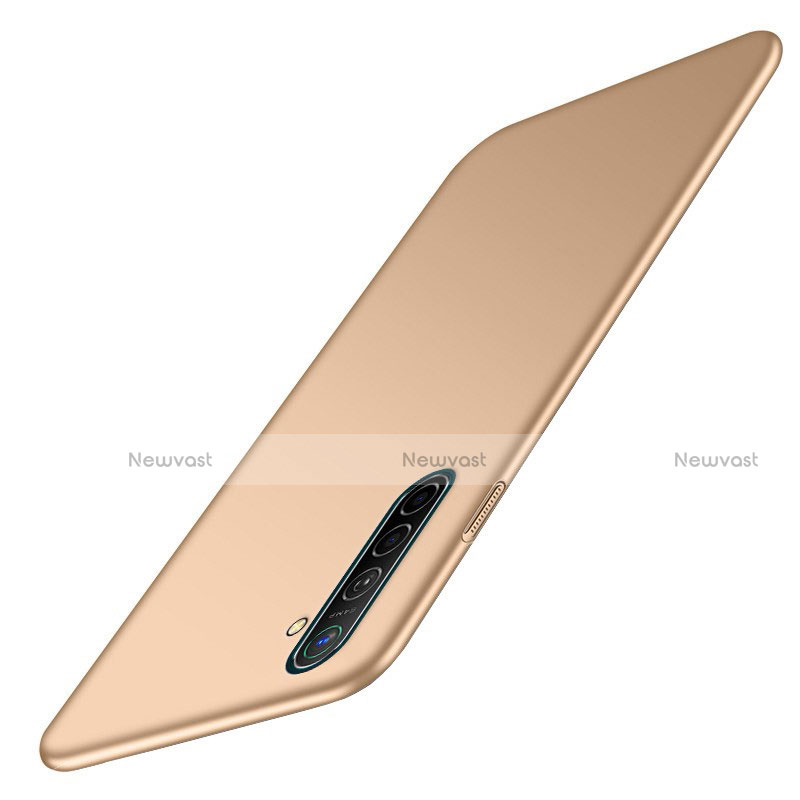 Hard Rigid Plastic Matte Finish Case Back Cover M02 for Realme XT Gold