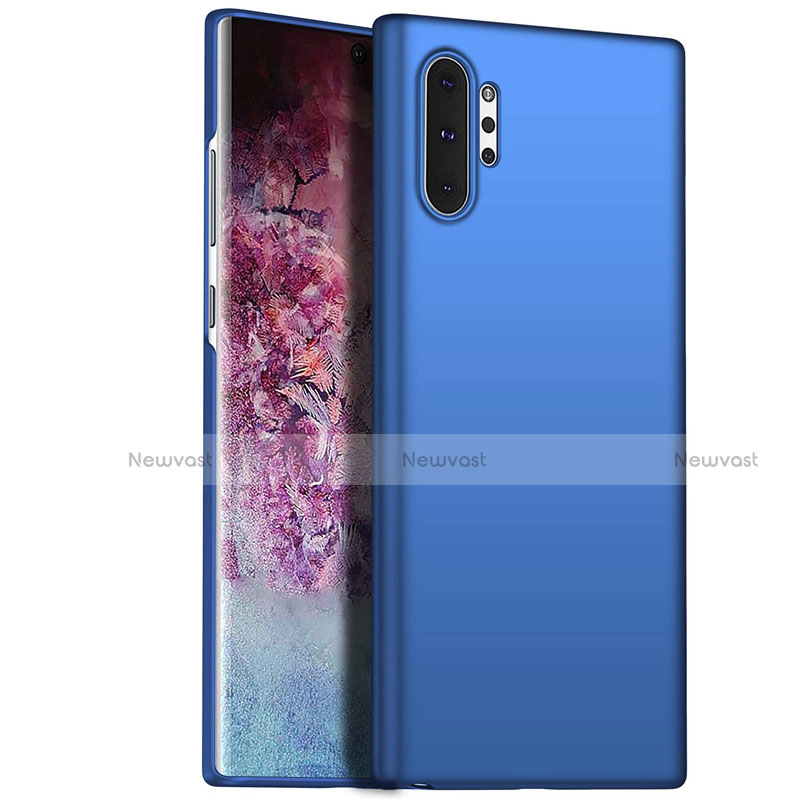 Hard Rigid Plastic Matte Finish Case Back Cover M02 for Samsung Galaxy Note 10 Plus 5G Blue