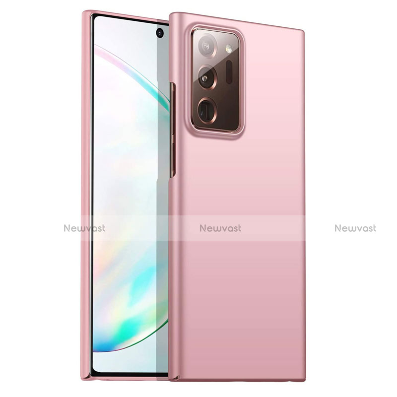 Hard Rigid Plastic Matte Finish Case Back Cover M02 for Samsung Galaxy Note 20 Ultra 5G Rose Gold