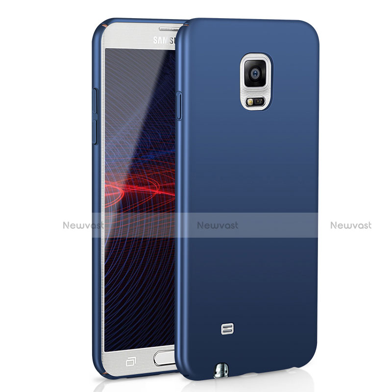 Hard Rigid Plastic Matte Finish Case Back Cover M02 for Samsung Galaxy Note 4 Duos N9100 Dual SIM Blue