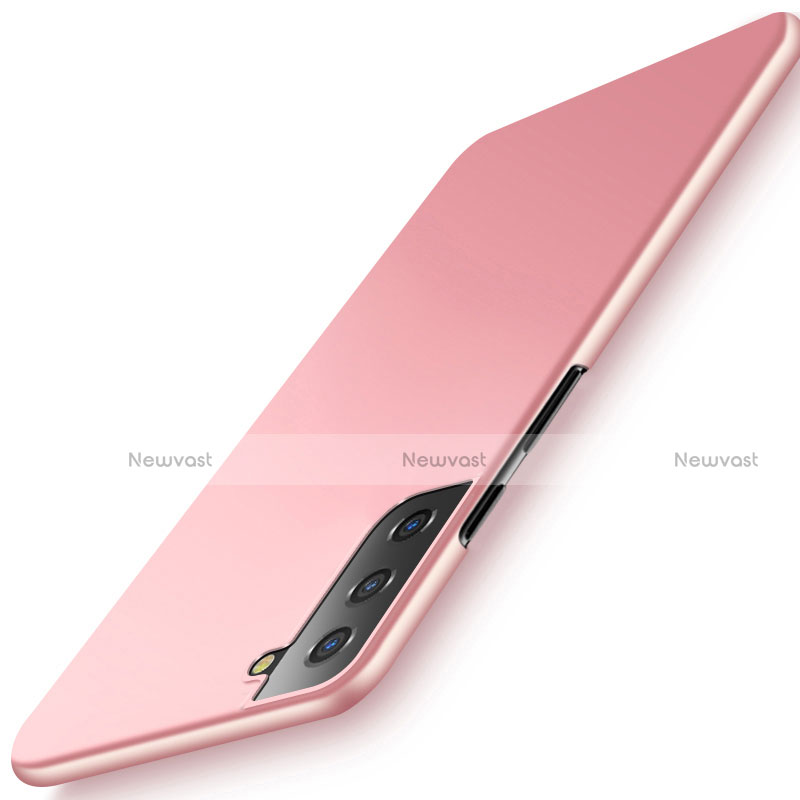 Hard Rigid Plastic Matte Finish Case Back Cover M02 for Samsung Galaxy S21 5G Rose Gold