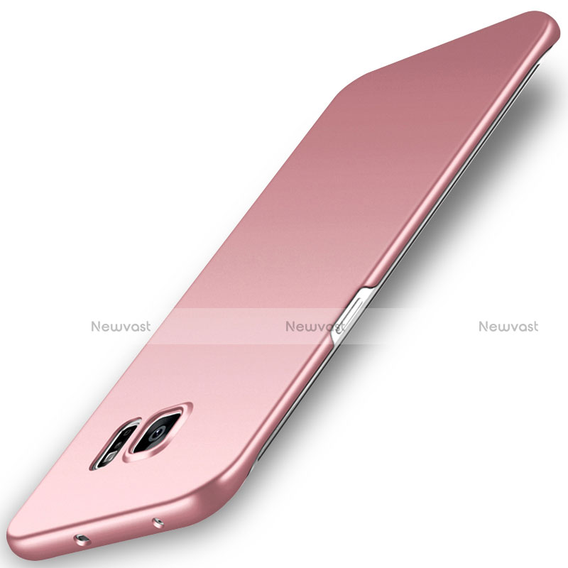 Hard Rigid Plastic Matte Finish Case Back Cover M02 for Samsung Galaxy S6 Edge SM-G925 Rose Gold