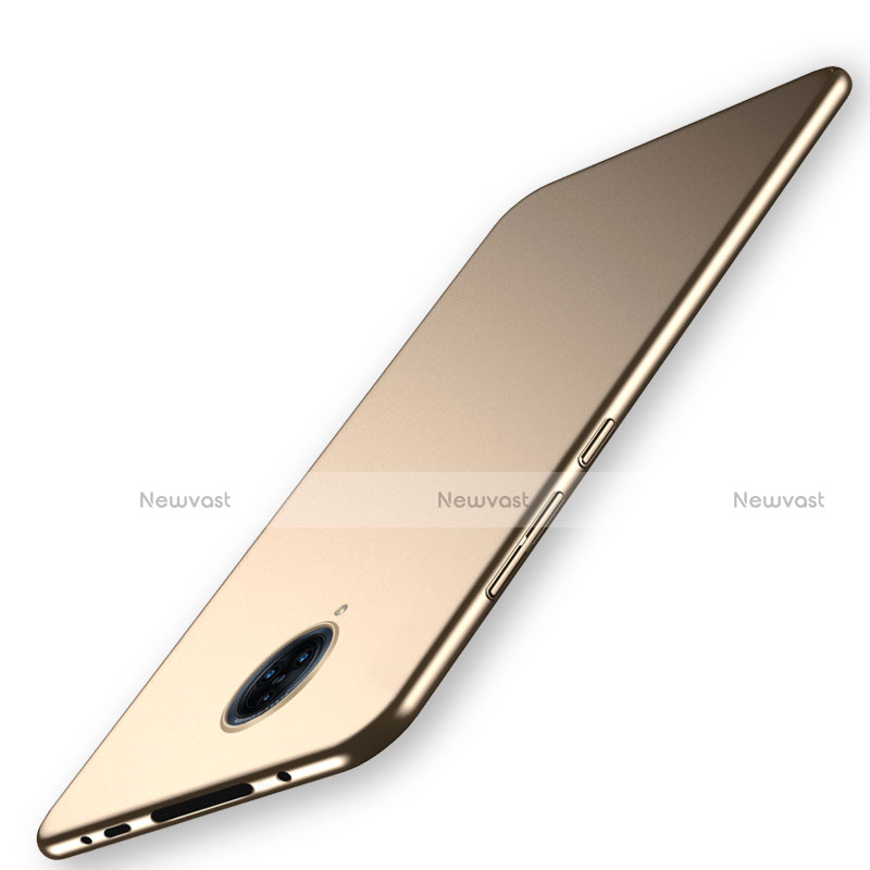 Hard Rigid Plastic Matte Finish Case Back Cover M02 for Vivo Nex 3S Gold