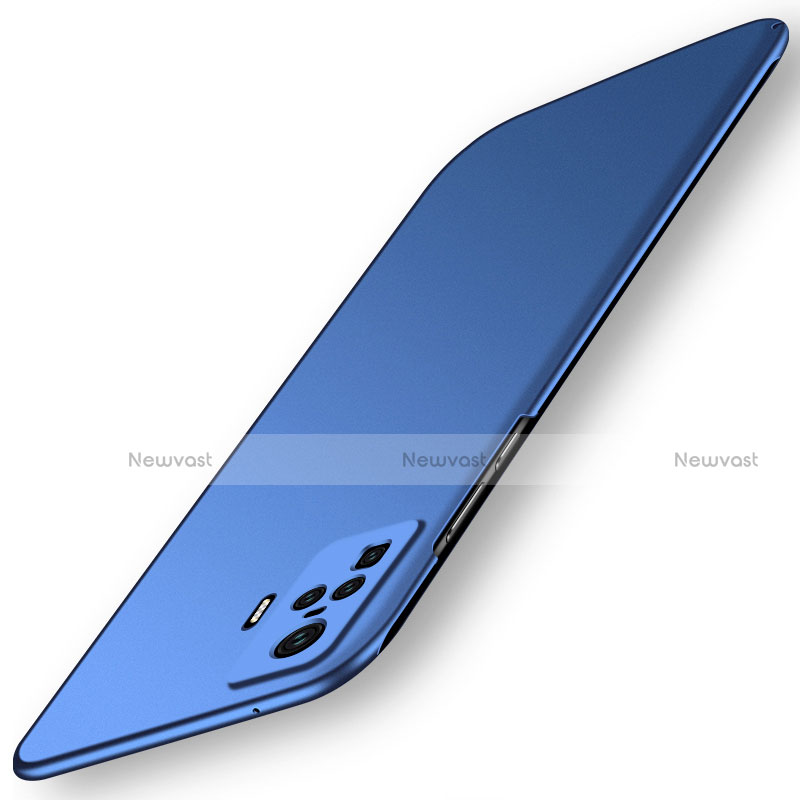 Hard Rigid Plastic Matte Finish Case Back Cover M02 for Vivo X50 Pro 5G Blue