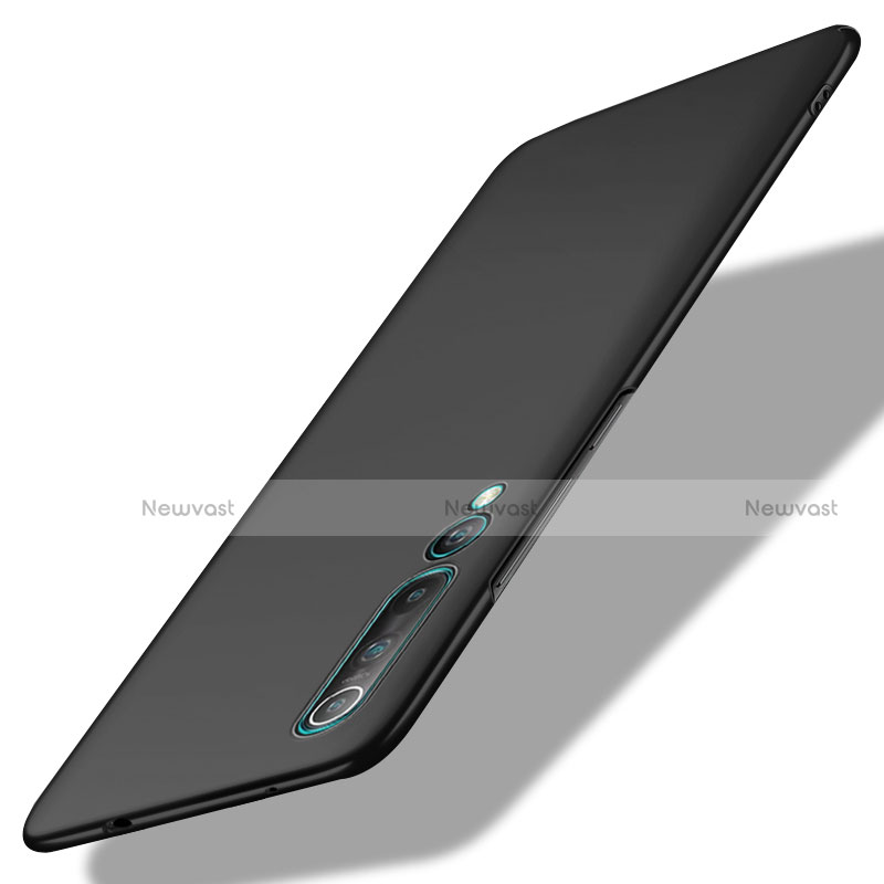 Hard Rigid Plastic Matte Finish Case Back Cover M02 for Xiaomi Mi 10 Pro Black