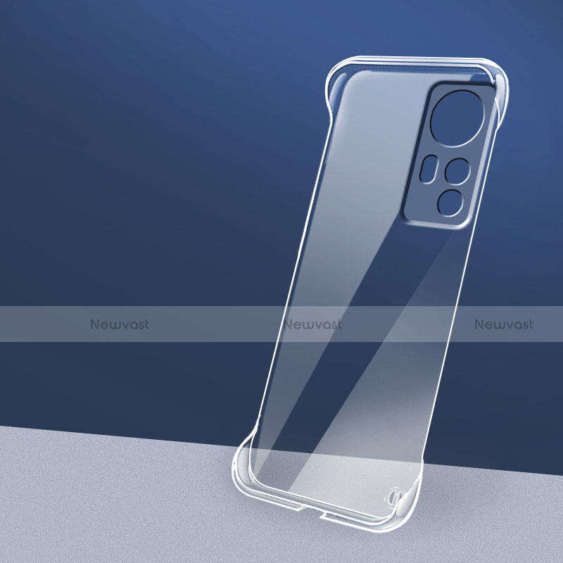 Hard Rigid Plastic Matte Finish Case Back Cover M02 for Xiaomi Mi 12 5G Clear