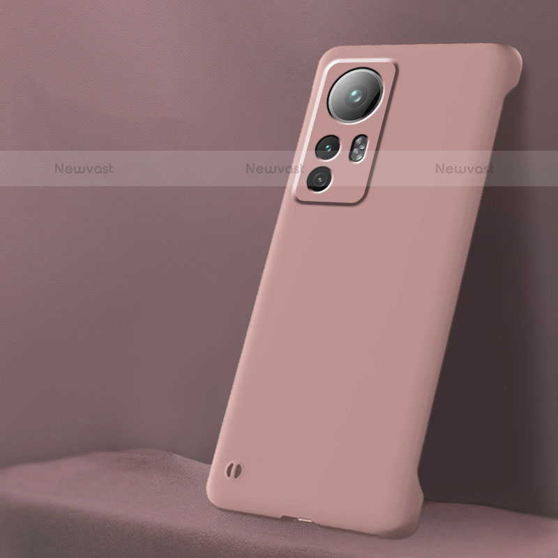 Hard Rigid Plastic Matte Finish Case Back Cover M02 for Xiaomi Mi 12 Pro 5G Pink