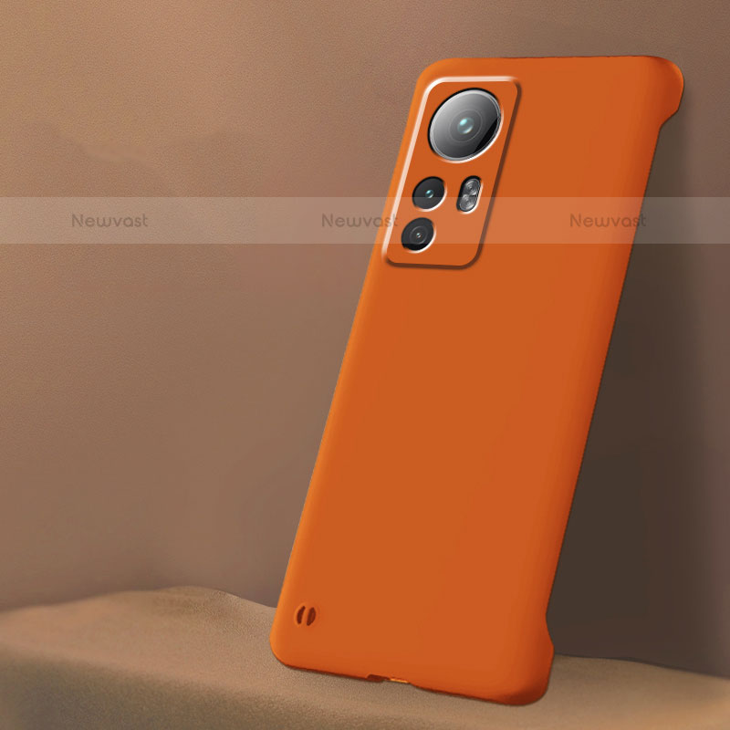 Hard Rigid Plastic Matte Finish Case Back Cover M02 for Xiaomi Mi 12S 5G Orange