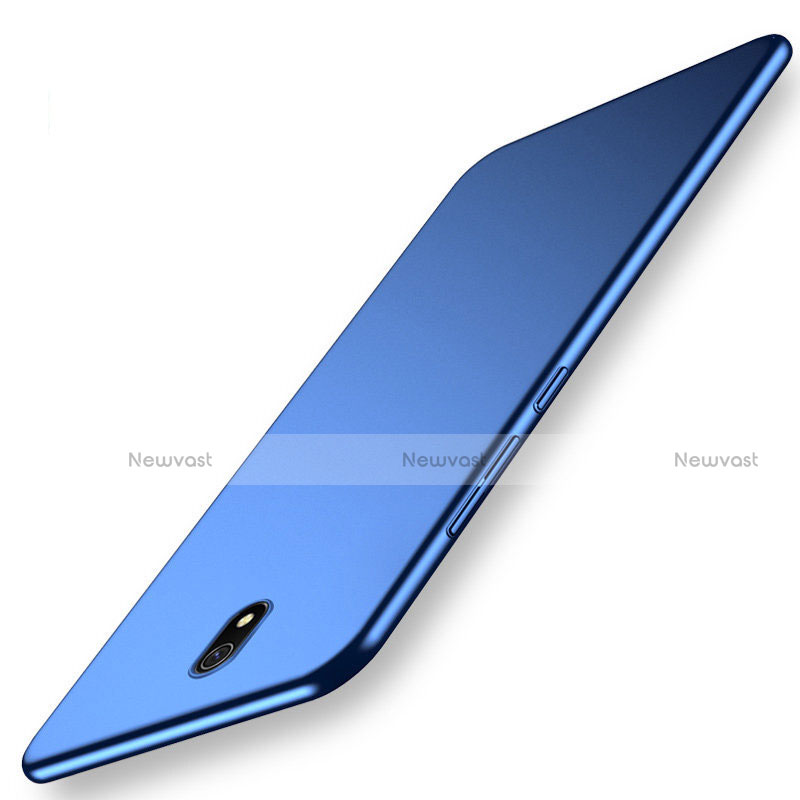 Hard Rigid Plastic Matte Finish Case Back Cover M02 for Xiaomi Redmi 8A Blue