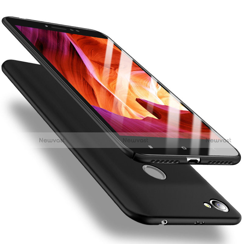Hard Rigid Plastic Matte Finish Case Back Cover M02 for Xiaomi Redmi Note 5A High Edition Black