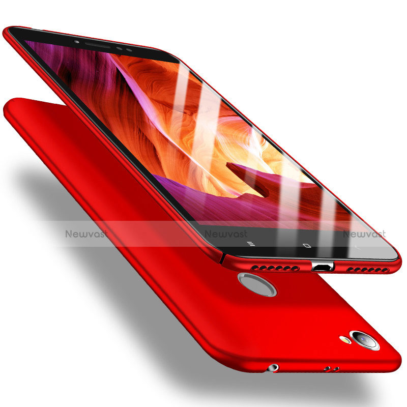 Hard Rigid Plastic Matte Finish Case Back Cover M02 for Xiaomi Redmi Note 5A High Edition Red