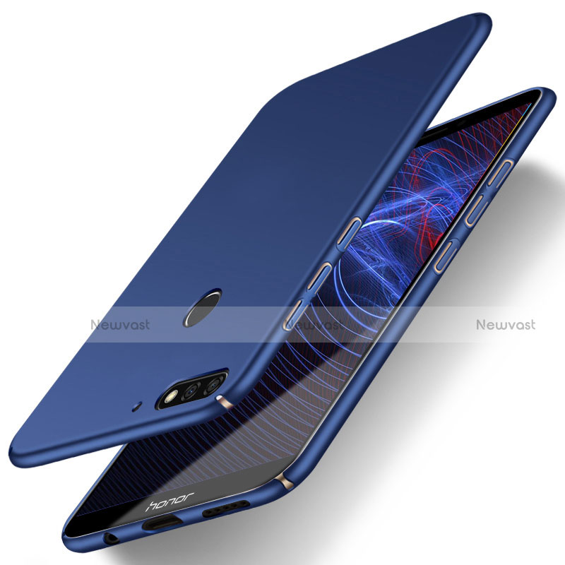 Hard Rigid Plastic Matte Finish Case Back Cover M03 for Huawei Enjoy 8 Blue