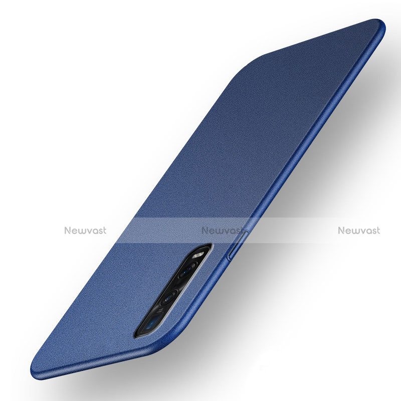 Hard Rigid Plastic Matte Finish Case Back Cover M03 for Oppo Find X2 Pro Blue