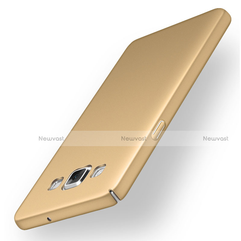 Hard Rigid Plastic Matte Finish Case Back Cover M03 for Samsung Galaxy A5 Duos SM-500F Gold