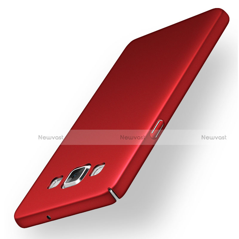Hard Rigid Plastic Matte Finish Case Back Cover M03 for Samsung Galaxy A5 Duos SM-500F Red