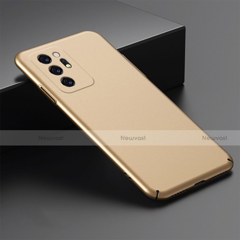 Hard Rigid Plastic Matte Finish Case Back Cover M03 for Samsung Galaxy Note 20 Ultra 5G Gold