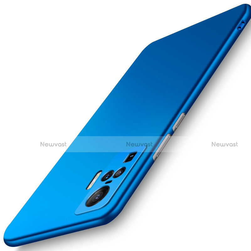 Hard Rigid Plastic Matte Finish Case Back Cover M03 for Vivo X50 Pro 5G Blue