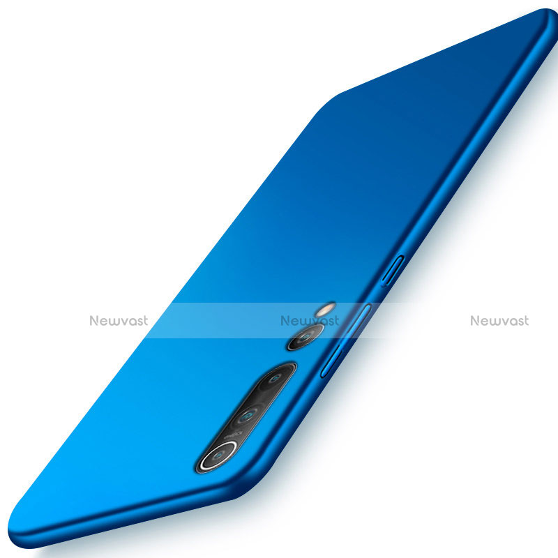 Hard Rigid Plastic Matte Finish Case Back Cover M03 for Xiaomi Mi 10 Pro Blue