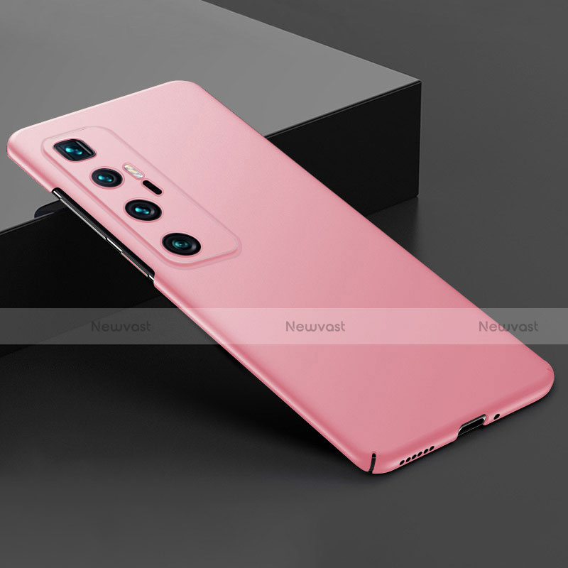Hard Rigid Plastic Matte Finish Case Back Cover M03 for Xiaomi Mi 10 Ultra Rose Gold