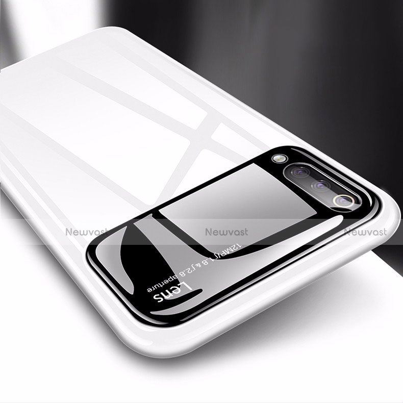 Hard Rigid Plastic Matte Finish Case Back Cover M03 for Xiaomi Mi A3 White