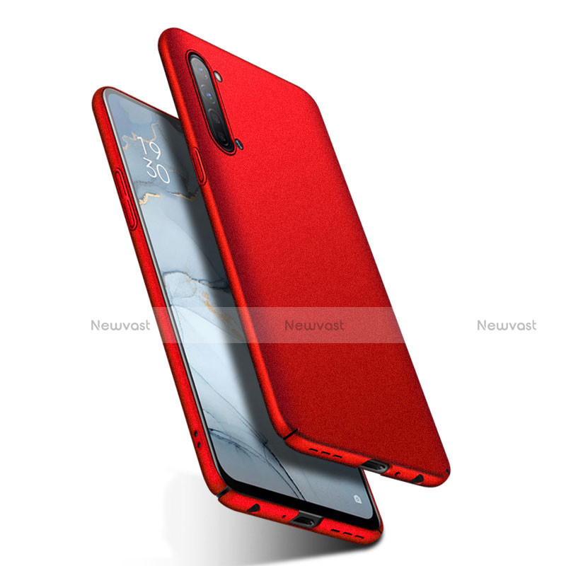 Hard Rigid Plastic Matte Finish Case Back Cover M04 for Oppo Find X2 Lite Red