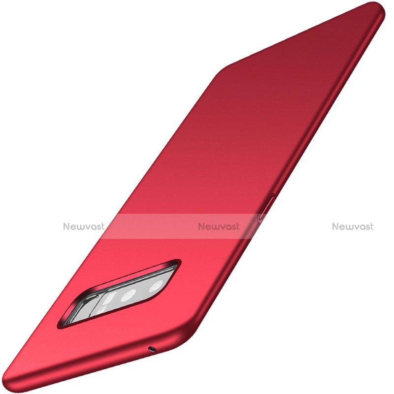 Hard Rigid Plastic Matte Finish Case Back Cover M04 for Samsung Galaxy Note 8 Duos N950F Red