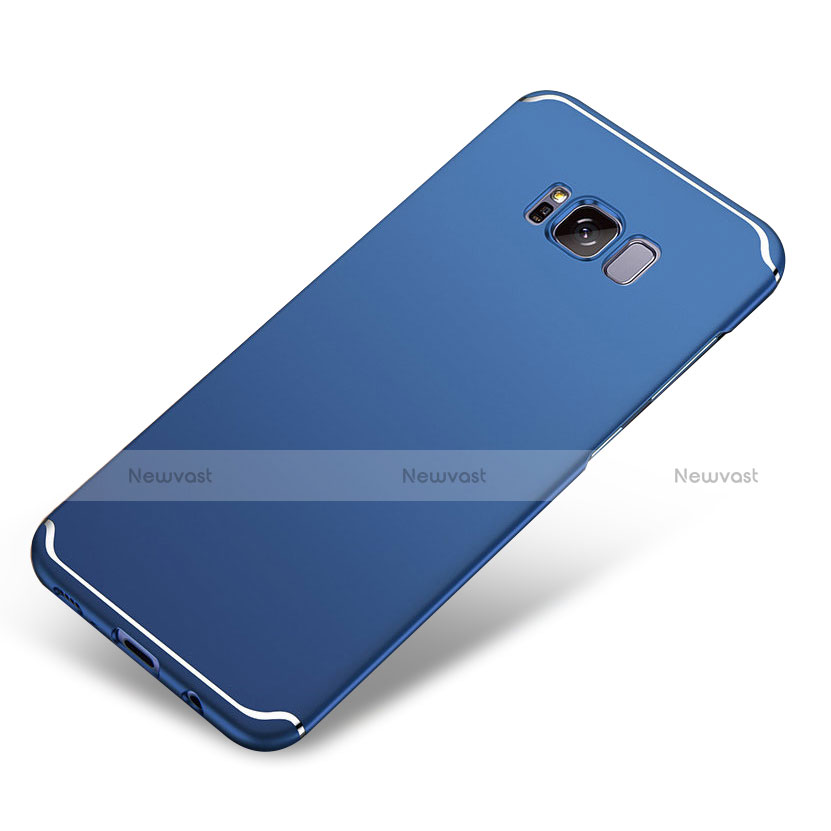 Hard Rigid Plastic Matte Finish Case Back Cover M04 for Samsung Galaxy S8 Blue