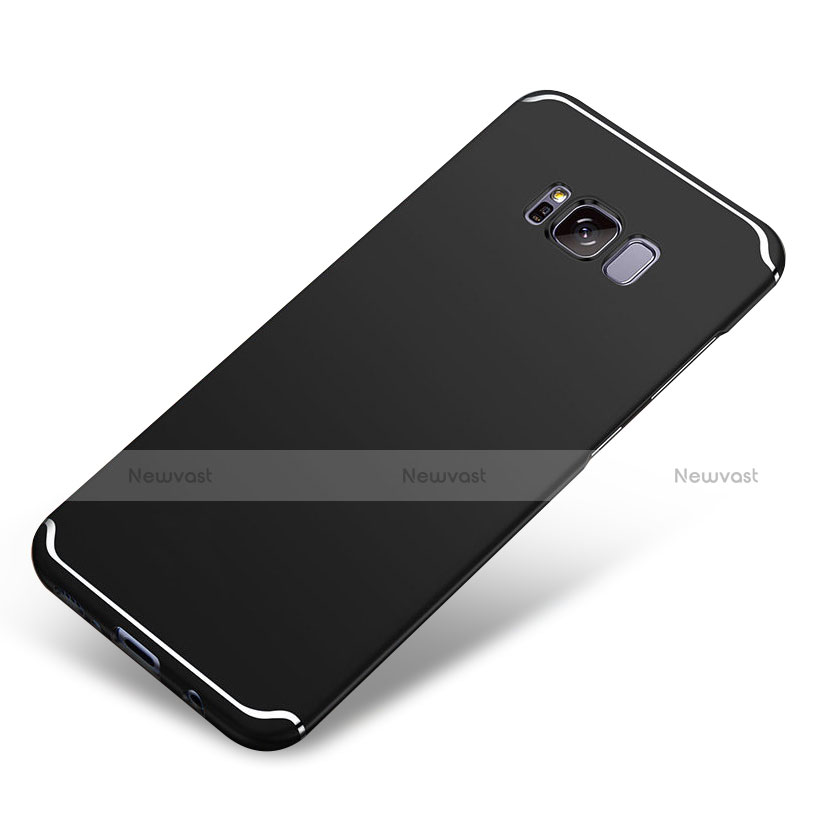 Hard Rigid Plastic Matte Finish Case Back Cover M04 for Samsung Galaxy S8 Plus Black