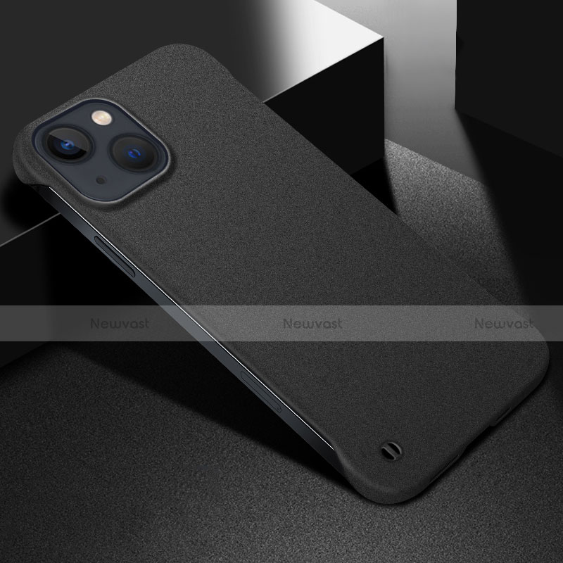 Hard Rigid Plastic Matte Finish Case Back Cover M05 for Apple iPhone 13 Mini Black