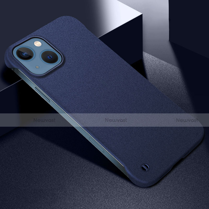 Hard Rigid Plastic Matte Finish Case Back Cover M05 for Apple iPhone 14 Blue