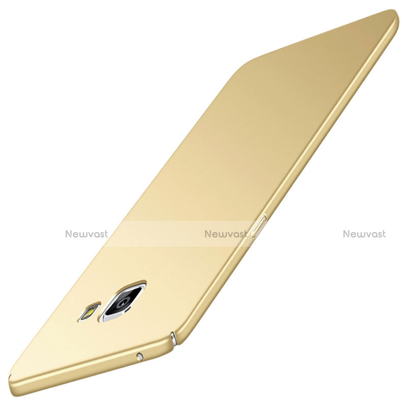 Hard Rigid Plastic Matte Finish Case Back Cover M05 for Samsung Galaxy A9 (2016) A9000 Gold