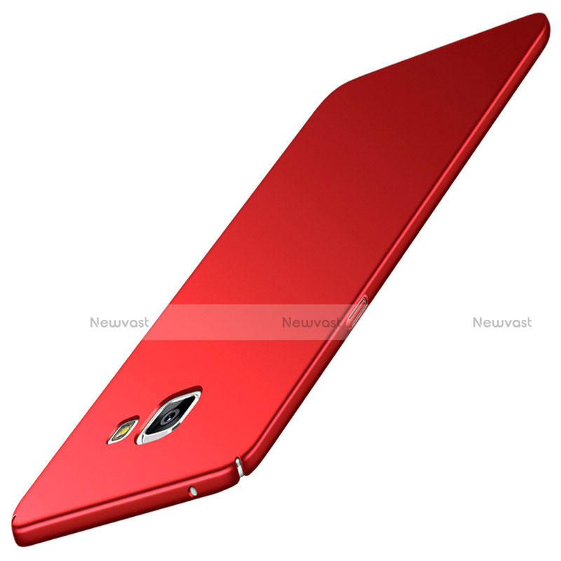 Hard Rigid Plastic Matte Finish Case Back Cover M05 for Samsung Galaxy A9 (2016) A9000 Red
