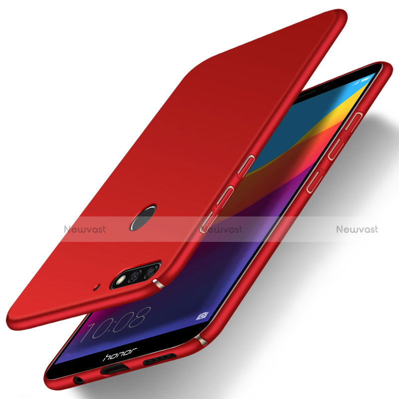 Hard Rigid Plastic Matte Finish Case Back Cover M15 for Huawei Enjoy 8e Red