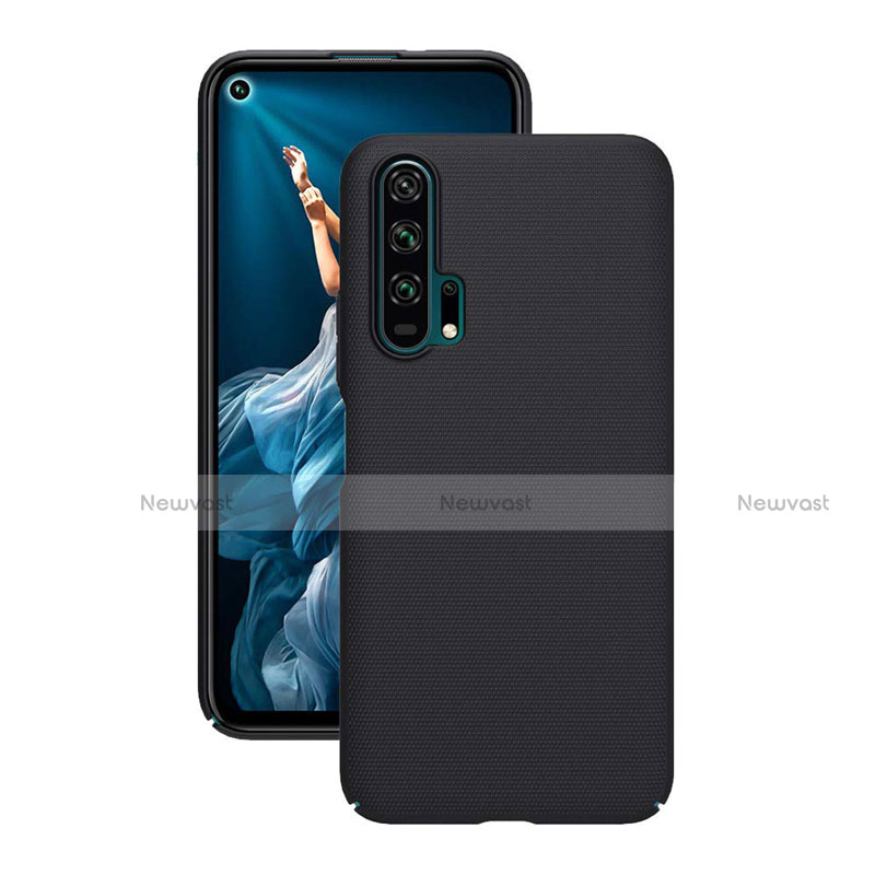 Hard Rigid Plastic Matte Finish Case Back Cover P01 for Huawei Honor 20 Pro Black