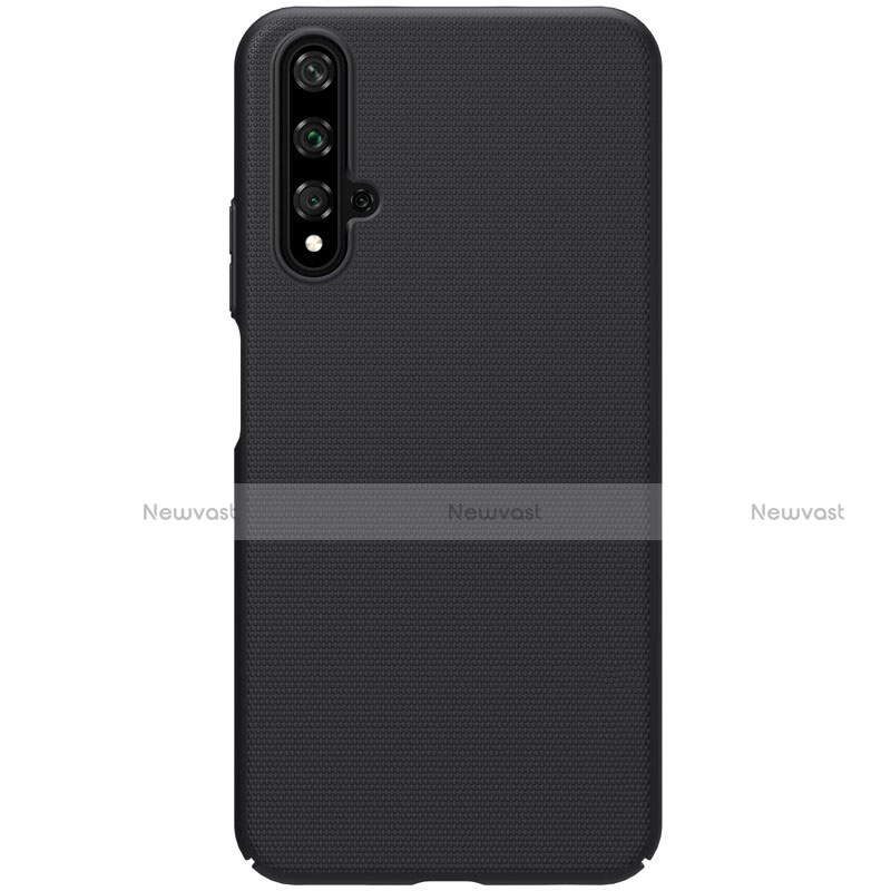 Hard Rigid Plastic Matte Finish Case Back Cover P01 for Huawei Honor 20S Black