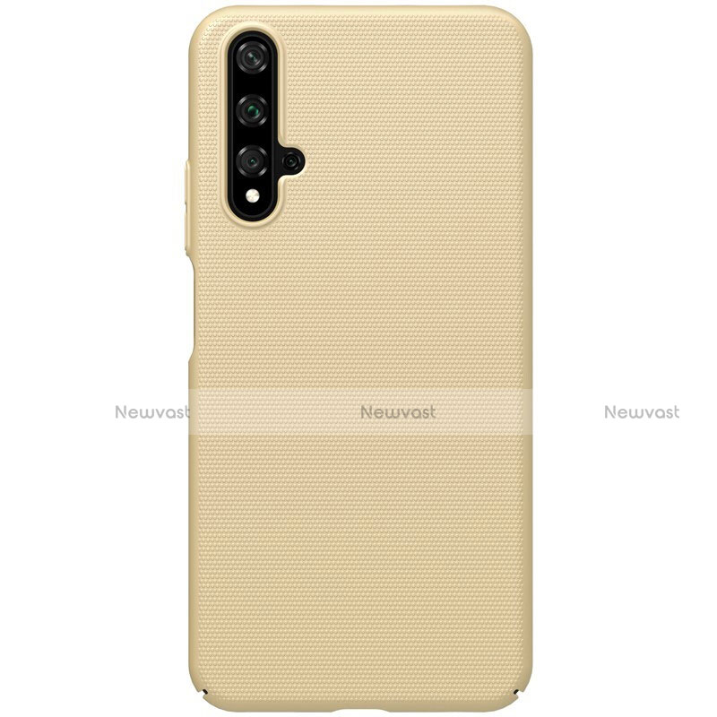 Hard Rigid Plastic Matte Finish Case Back Cover P01 for Huawei Honor 20S Gold